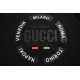 GucciGucci 23Fw Circle Letter Printed Crew Neck SweatshirtFabrics using 400 grams of cotton, customized 32 threads, clothing two times at the wash, the fabric is comfortable and skin-friendly without strange feeling, cus