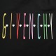 .Givenchy Givenchy 23Fw colorful letters embroidery round neck sweaterPrinted with digital printing machine direct spray high cost After many debugging plate pattern color reproduction and the original close to 99% diffe