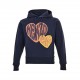 KenzoKenzo Takada 23Fw HEARTS Women's Heart Hooded SweatshirtOriginally purchased at 3099, original custom-dyed 380g fishscale fabric, washed and pre-shrunk. Printing for the foam process, printed six times to have the t