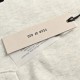 Fear of Fog Season 7 Mainline Flocked ABC Letter Hooded Sweatshirt.480g cotton long-staple cotton fabric threaded 1  1 cotton double-stranded Rowan grams of 680g oatmeal hemp gray for four strands of different yarns wove