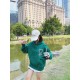 #Ami Classic Towel Embroidery Embroidered Heart Hooded Sweatshirt Top