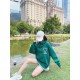 #Ami Classic Towel Embroidery Embroidered Heart Hooded Sweatshirt Top