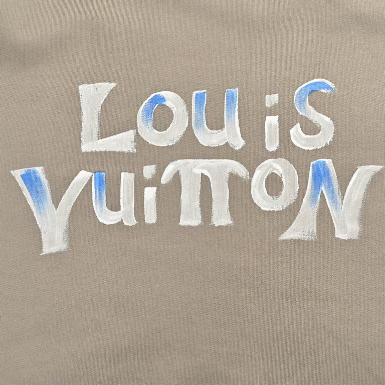 Louis Vuitton 23FwLouis VuittonLouis Vuitton 23Fw Hand Painted Graffiti Print Crew Neck SweatshirtCustomized high grams of knitted cotton fabric carefully crafted, feel particularly solid, texture pull full, fluffy and d