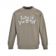 Louis Vuitton 23FwLouis VuittonLouis Vuitton 23Fw Hand Painted Graffiti Print Crew Neck SweatshirtCustomized high grams of knitted cotton fabric carefully crafted, feel particularly solid, texture pull full, fluffy and d