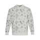 Louis VuittonLouis Vuitton 23Fw Rendered Old Flower Dark Print Crew Neck SweatshirtColor light blueFabric 400 grams of double-stranded terry fabric Custom 32 threads Washed twice in the garment Fabric is comfortable and 