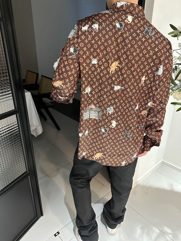 #LouisVuitton 23ss New Zoo Limited Shirt Up