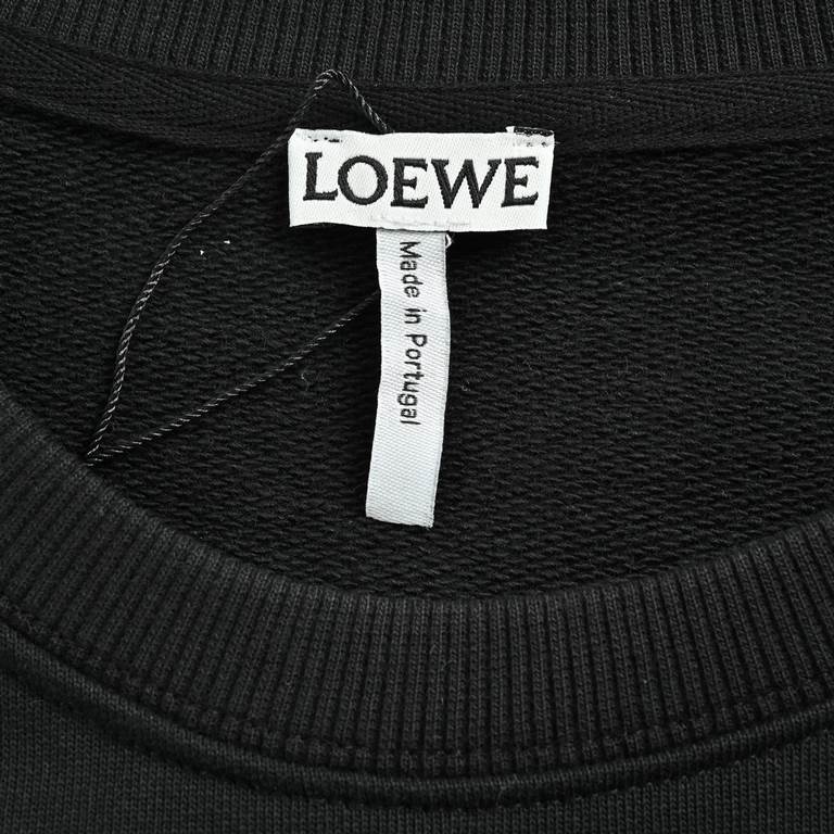 LoeweLoewe 23Fw Vine Logo Embroidery Crew Neck SweatshirtAutumn and winter new, classic letters logo embroidery round neck sweater, custom dyeing 450g terry cotton fabrics, threaded with the cylinder custom dyeing zero c