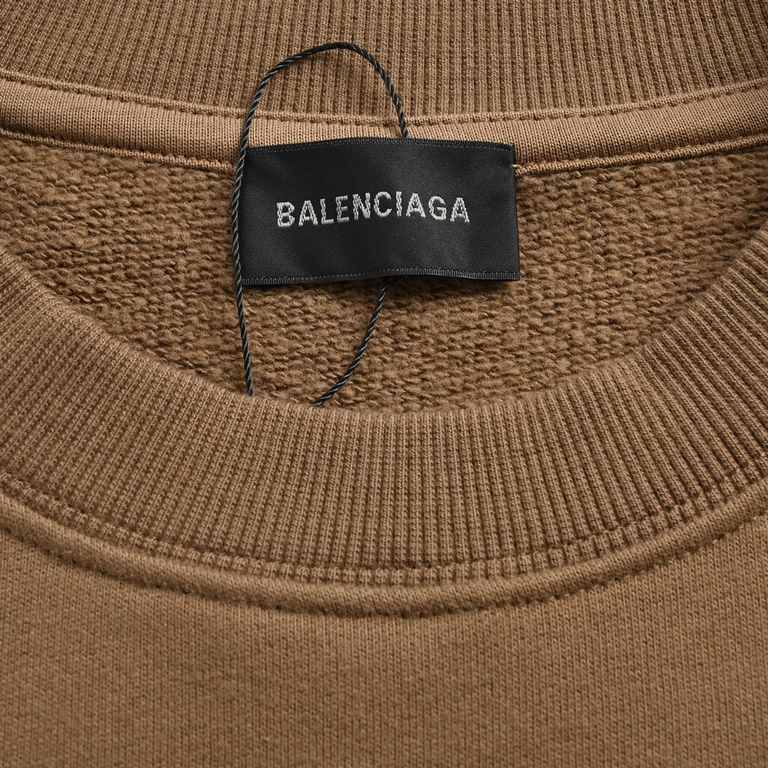 Balenciaga  Balenciaga Fashion Newspaper Print Minimalist Crew Neck SweatshirtA romantic magician takes the prints of the press and creates a fun, elegant and chic take on the basic, wearable crew neck sweater. The fabri