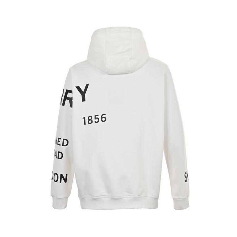 BurberryBurberry Thick Gum Letter Print Hooded SweatshirtThe use of 100% fixed weave 400g low elastic dust-free fine cotton fabric, each one is individually cut by hand, comfortable and handy, can be said to be how to we