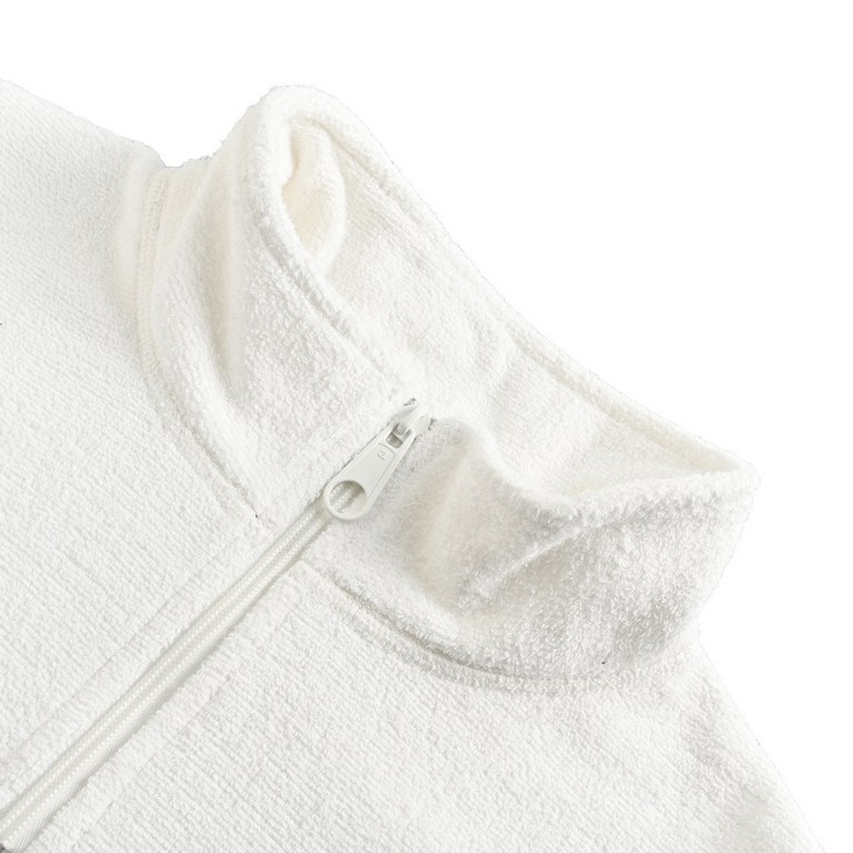 Alexander Wang Bump logo print half-zip plush sweaterYi yi yang chixi private clothes with alexanderwang as daily casual drop-shoulder version of the cut every place is a loose and casual portrayal of the cuffs of the th