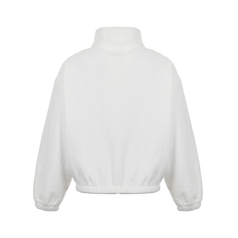 Alexander Wang Bump logo print half-zip plush sweaterYi yi yang chixi private clothes with alexanderwang as daily casual drop-shoulder version of the cut every place is a loose and casual portrayal of the cuffs of the th