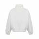 Alexander Wang Bump logo print half-zip plush sweaterYi yi yang chixi private clothes with alexanderwang as daily casual drop-shoulder version of the cut every place is a loose and casual portrayal of the cuffs of the th