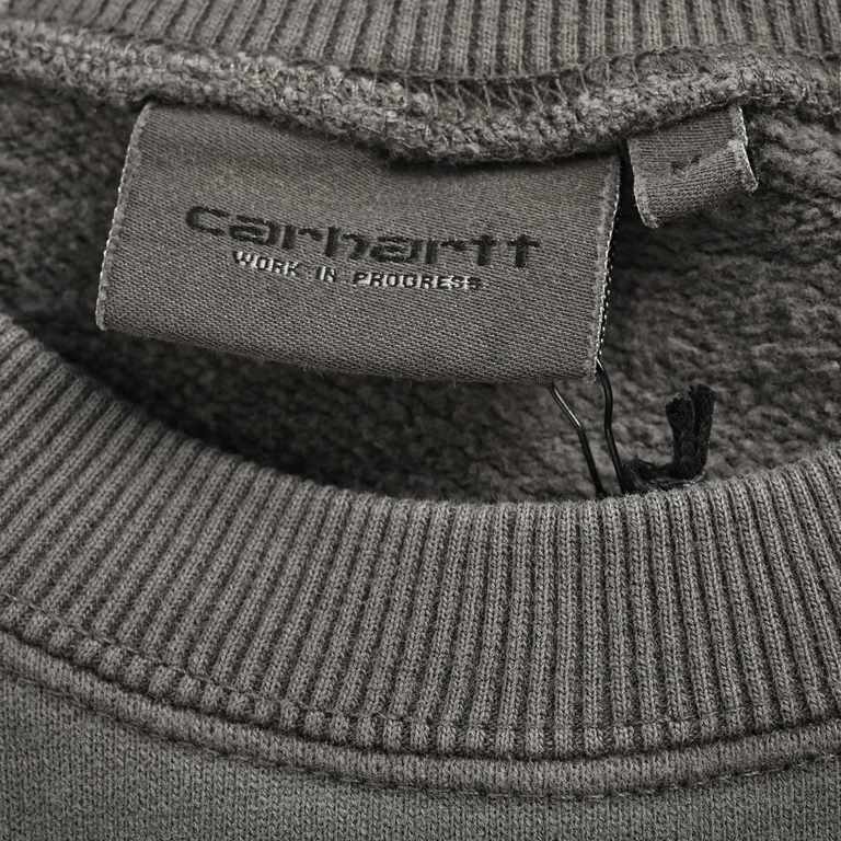 Carhartt  Carhartt WIP Series Classic Logo Crew Neck SweatshirtExclusive to the European market, the WIP line remains true to Carhartt's core values of quality, durability and comfort. The seemingly basic construction of