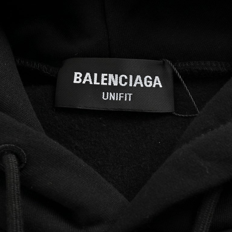 BalenciagaParis House 22Fw Mosaic Print Hooded SweatshirtPrinting printing material using safe and environmentally friendly non-toxic baby certified materials; printing outline clear and clean, with the texture of the Co