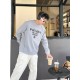 #PradaPrada 23Fw Embroidered Logo Crew Sweatshirt Top