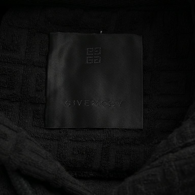 GIVENCHY Givenchy 23Fw 4G Full Print Hooded SweatshirtJacquard 4G padded hoodie Hardware customization are made with brand logo eyes, slow shipping time Complicated process Cost and high Fabric custom dyeing 480 grams of