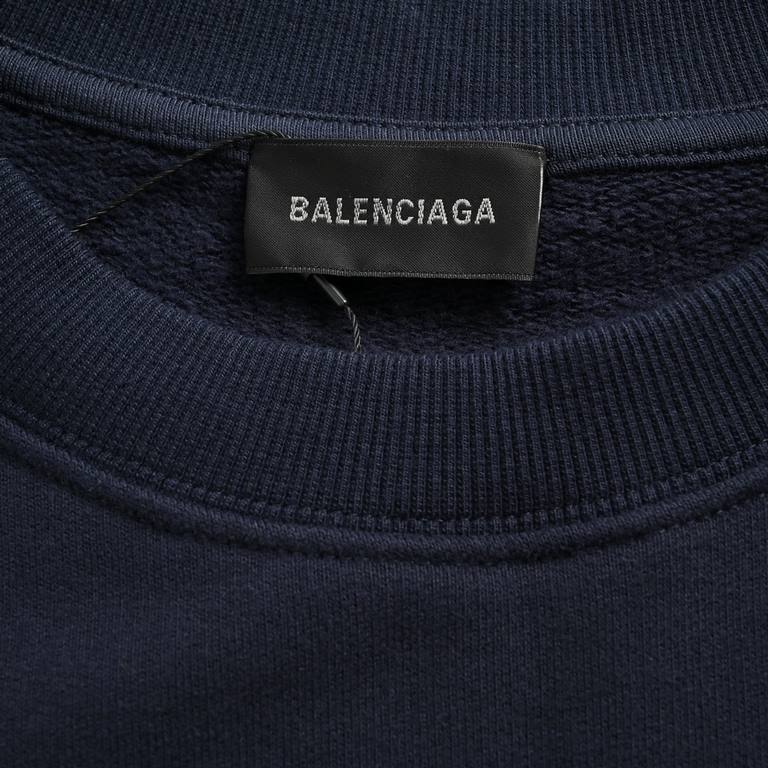 Balenciaga  Balenciaga Fashion Newspaper Print Minimalist Crew Neck SweatshirtA romantic magician takes the prints of the press and creates a fun, elegant and chic take on the basic, wearable crew neck sweater. The fabri