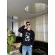 #LoeweLoewe 23Fw Airbrush Printed Crew Neck Sweatshirt Top