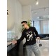 #LoeweLoewe 23Fw Airbrush Printed Crew Neck Sweatshirt Top