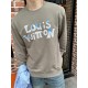 #LouisVuitton 23Fw Handpainted Graffiti Print Crew Neck Sweatshirt Top