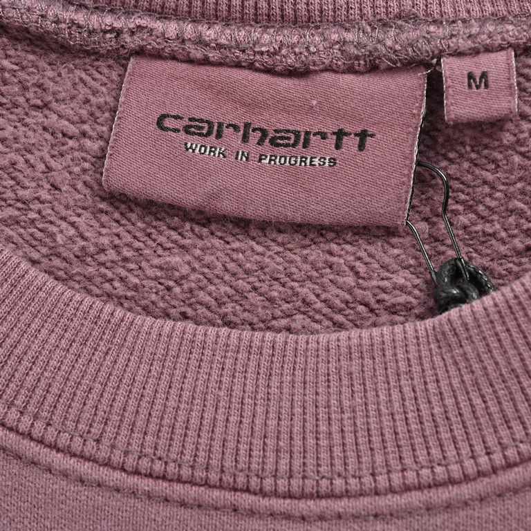 Carhartt  Carhartt WIP Series Classic Logo Crew Neck SweatshirtExclusive to the European market, the WIP line remains true to Carhartt's core values of quality, durability and comfort. The seemingly basic construction of