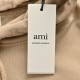 Ami classic small heart embroidered hooded sweatshirtEarly fall new high grams of cotton basic round neck sweater, men and women with the same models, trading company channels thin out, synchronized with the official web