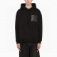 #LoeweLoewe 23Fw Chest Embossed Leather Hooded Sweatshirt Top