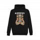 BurberryBurberry Embroidered teddy bear hooded sweatshirtCrisp and clean cotton couple's model sweatshirt The actual color is very beautiful! Give people a very clean sense of senior Chest bear embroidery pattern design 