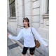 #Ami Classic Little Heart Embroidered Crew Neck Sweatshirt Top