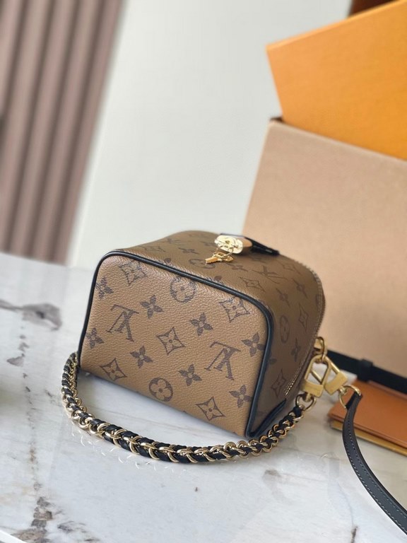 Top [Exclusive M47096 Yellow Flower 】 This Just In Case bag from the SpringSummer 2024 collection is a reinterpretation of Louis Vuitton's travel heritage by designer Nicolas Ghesquière in a new and stylishly glamorous d