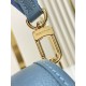 Top   Light BlueThis Diane handbag is made from Louis Vuitton's classic Monogram Empreinte embossed leather, with the brand's logo woven into the removable wide jacquard shoulder strap, m46846 light blue M46388 white m46