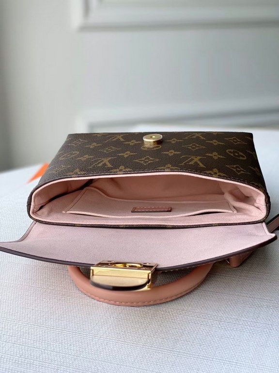 Top PremiumLOCKY BB HANDBAG M44080 PINK In Monogram canvas and cowhide leather, this small but stylish Locky BB handbag with its eye-catching large gold padlock closure combines sophistication and style. It can be carrie