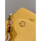 Special gradeM21798 Chicken Yellow Gold BuckleThis Capucines mini bag adds a fun, detachable chain to a classic design with metal and resin links, and a lustrous look in Taurillon leather, which is highlighted by a flap 