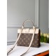 Top quality PremiumLocky BB Handbag M44653 Cream This compact and stylish Locky BB handbag in Monogram canvas and cowhide leather with an eye-catching large golden V padlock closure combines sophistication and style. It 