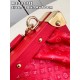 Exclusive M22327 Red 】The Monogram Clutch from the Nanogram Special Collection is made of soft cowhide leather and features a whimsically proportioned Monogram embossed pattern with a slight two-tone effect. A twisted ha