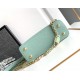 [Special original] M23951 Green (Dynamic Chip Edition) Leather is Italy A grade leather is in the quality, hardware, fabrics, handmade, oil edge, A-grade production Size 21x14x8CM bonded number