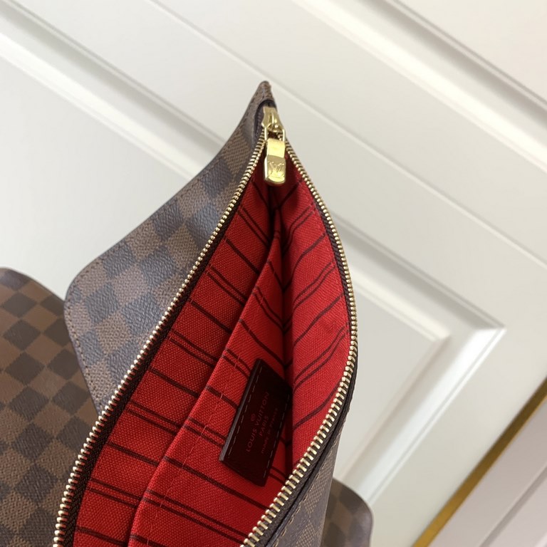 Top grade N41358 brown with red leather is genuine French grade A quality, handmade, oiled edges with exquisite details Size32x29x17