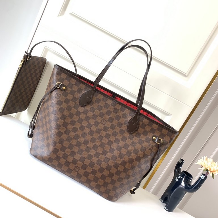 Top grade N41358 brown with red leather is genuine French grade A quality, handmade, oiled edges with exquisite details Size32x29x17