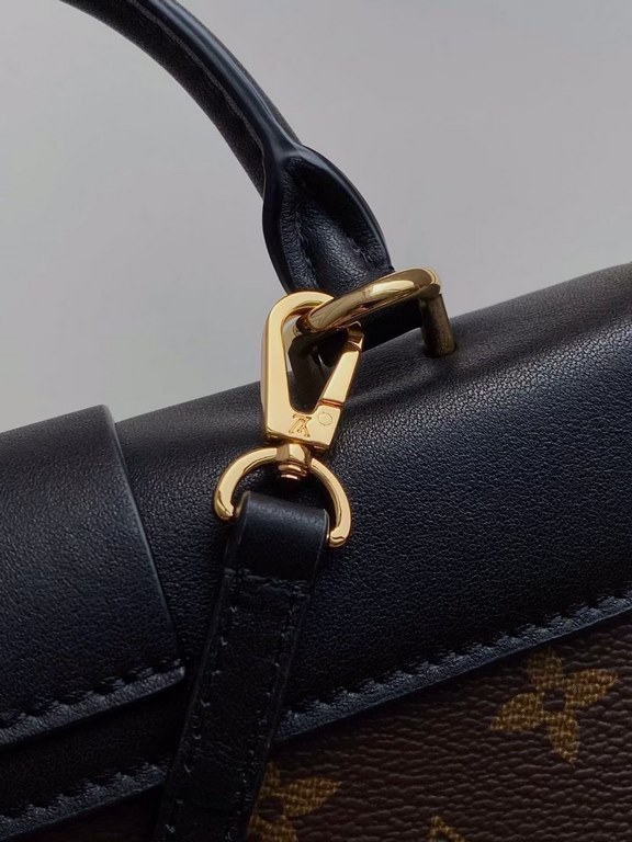 Top PremiumLOCKY BB HANDBAG M44141 BLACK This compact and stylish Locky BB handbag in Monogram canvas and cowhide leather with an eye-catching large gold padlock closure combines sophistication and style. It can be carri