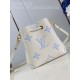 Exclusive M45716 Milk White Printed Blue 】This Néonoé BB bag is rendered in springtime colors, with LV's letters and Monogram flowers embossed on Monogram Empreinte cowhide leather. The brightly lined interior and centra