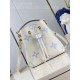 Exclusive M45716 Milk White Printed Blue 】This Néonoé BB bag is rendered in springtime colors, with LV's letters and Monogram flowers embossed on Monogram Empreinte cowhide leather. The brightly lined interior and centra