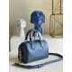 Exclusive M58953 Metallic Blue] FLIGHT MODE This Speedy Bandoulière 20 handbag is a smart and stylish way to carry your everyday essentials. Crafted from smooth Monogram Empreinte grained leather with oversized Monogram 