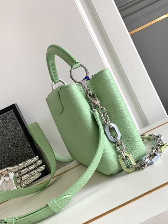 [Special original] M24684 Green (Dynamic Chip Edition) Leather is Italy A grade leather is in the quality, hardware, fabrics, handmade, oil edge, A-grade production Size 27x18x9CM Bonded