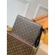 Top of the lineThe M80560S LOCK 4A bag is made of Monogram Macassar canvas and features a new and innovative S-shaped closure inspired by Georges Vuitton's hard case closure from 1886. With a large main compartment and 6