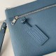 Top    Overseas Original M69837 Lake Blue Exclusive Actual! The new LV Aerogram clutch is a restrained design with an on-trend twist. The soft, supple cowhide leather resembles an old-fashioned airline letterhead, while 