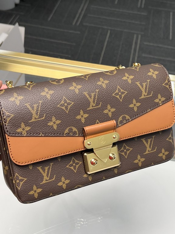 Cell phoneM46127MARCEAU handbagSize 24.5 x 15 x 6.5 cm (L x H x W)Exclusive channel goods Exclusive European original leather genuine leather ZP tail goodsNew Messenger Bag CaramelFor Spring 2022, Louis Vuitton introduce