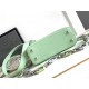 [Special original] M24683 Green (Dynamic Chip Edition) Leather is Italy A grade leather is in the quality, hardware, fabrics, handmade, oil edge, A-grade production Size 21x14x8CM bonded number