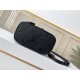 Top of the lineM45598 Black Embossed This small Vanity pouch combines Giant Monogram embossing, an elegant shape and leather top handles. Leather tassels open the zipper with ease, and a padlock keeps it secure. The deta