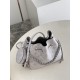 ExtraordinaryM58791 Pearlescent Gray] M57068 M57201 This Bella bucket bag is crafted from cutout cowhide leather with a metallic sheen that accentuates the perforated Monogram pattern. The sleek silhouette and round-neck