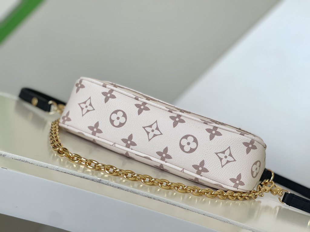 M83091 White FlowersCrafted from Monogram canvas, the Wallet On Chain handbag is inspired by the Sac Recoleta bags of the 2000s. The full leather embossed chain crossbody woc small satchel oo[handshake][handshake] has a 